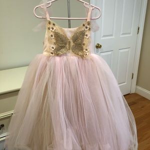 Pottery Barn kids buttery fairy costume size:4-6